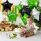10-Pack 18in Black & Green Star Foil Balloons – Mylar Party Decor for Graduation, Anniversary & Birthday